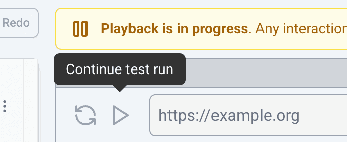 Resume test screenshot