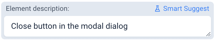 Smart suggest screenshot